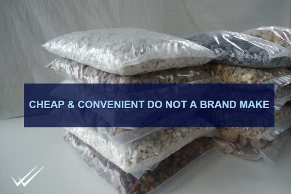 Cheap and convenient as branding - Westernston strategy